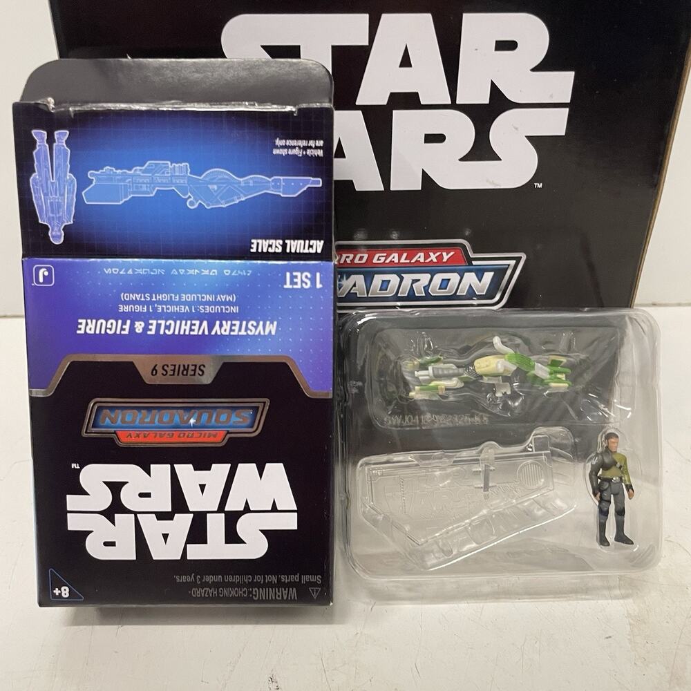 Star Wars Micro Galaxy Squadron Mystery Vehicle Kanan Jarrus W/ Speeder Series 9